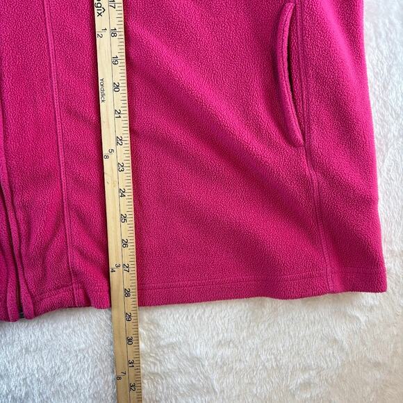 Woman Within Fleece Vest Women's 1X Fleece Pink Cozy - Picture 6 of 6